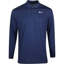 Nike Golf Shirt - NK DF Victory LS Polo - College Navy SS23