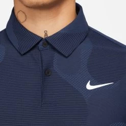 Nike Golf Shirt - NK DF ADV Tour Camo Polo - Blackened Blue SP23 -Fashion Golf nike golf shirt nk df adv tour camo polo blackened blue sp23 dr5312 498 147