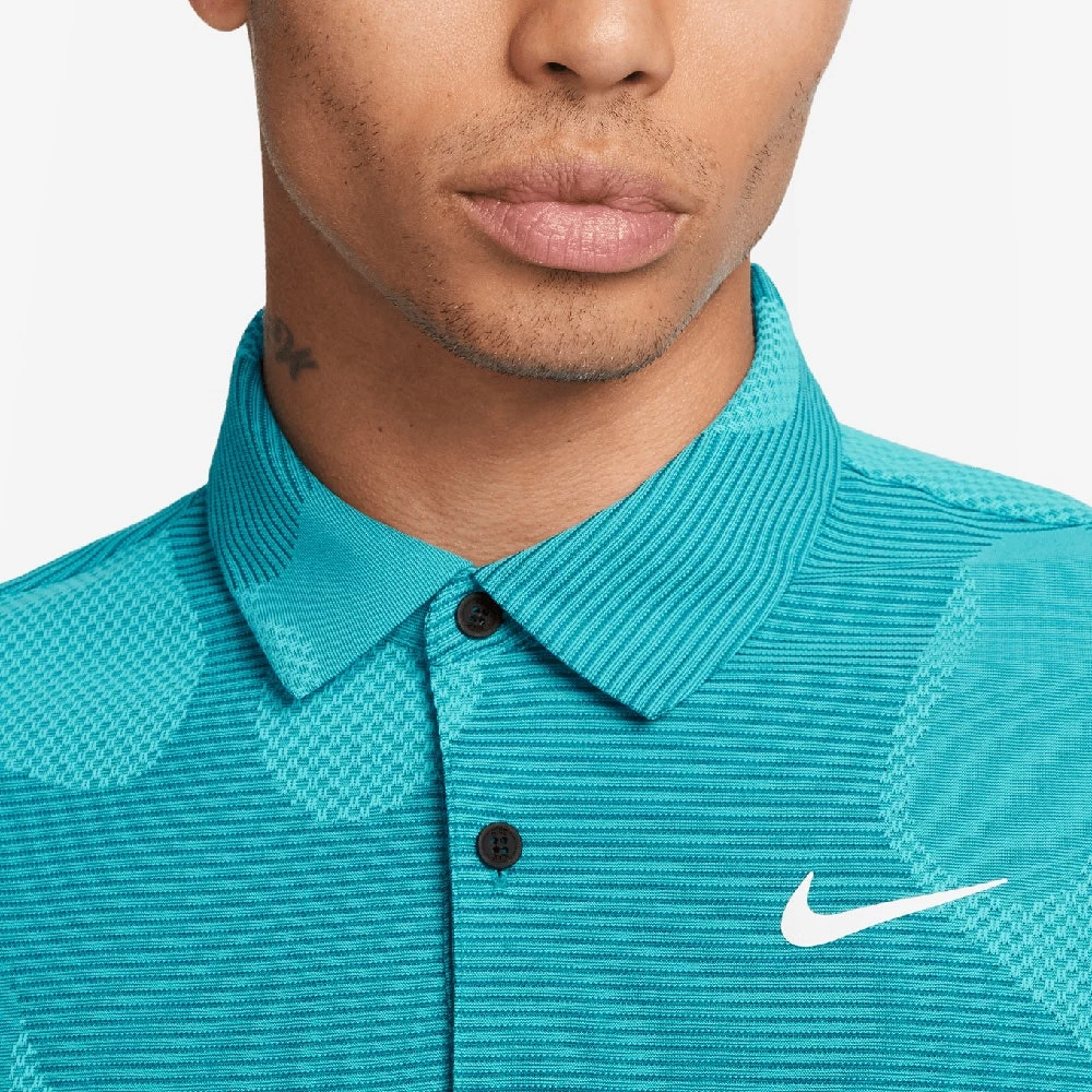 Nike Golf Shirt - NK DF ADV Tour Camo Polo - Geode Teal SU23 9 Nike Golf Shirt - NK DF ADV Tour Camo Polo - Geode Teal SU23 - Image 7