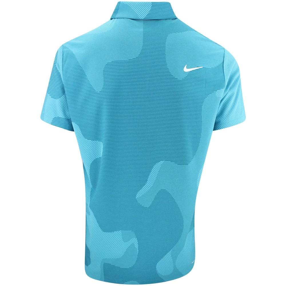 Nike Golf Shirt - NK DF ADV Tour Camo Polo - Geode Teal SU23 5 Nike Golf Shirt - NK DF ADV Tour Camo Polo - Geode Teal SU23 - Image 3