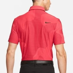 Nike Golf Shirt - NK DF ADV Tour Camo Polo - Noble Red FA23 -Fashion Golf nike golf shirt nk df adv tour camo polo noble red fa23 dr5312 620 36