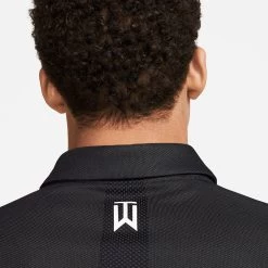 Nike Golf Shirt - Tiger Woods ADV Camo Polo - Black SP23 -Fashion Golf nike golf shirt tiger woods adv camo polo black sp23 dr5327 010 114