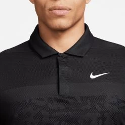 Nike Golf Shirt - Tiger Woods ADV Camo Polo - Black SP23 -Fashion Golf nike golf shirt tiger woods adv camo polo black sp23 dr5327 010 115