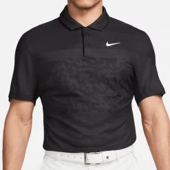 Nike Golf Shirt - Tiger Woods ADV Camo Polo - Black SP23
