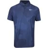 Nike Golf Shirt - NK DF ADV Tour Camo Polo - Blackened Blue SP23 -Fashion Golf nike golf shirt tour adv camo sp23 01a