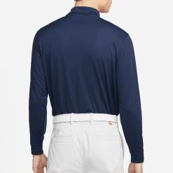 Nike Golf Shirt - NK DF Victory LS Polo - College Navy SS23 -Fashion Golf nike golf shirt victory ls solid polo aw22 01a