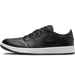 Nike Golf Shoes - Air Jordan 1 Low G - Black Croc SP23