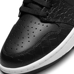 Nike Golf Shoes - Air Jordan 1 Low G - Black Croc SP23 -Fashion Golf nike golf shoes air jordan 1 low g black croc sp23dd9315 003 h