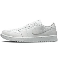 Nike Golf Shoes - Air Jordan 1 Low G - White Croc SP23