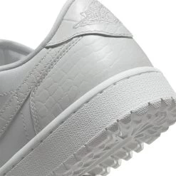 Nike Golf Shoes - Air Jordan 1 Low G - White Croc SP23 -Fashion Golf nike golf shoes air jordan 1 low g white croc sp23dd9315 110 i