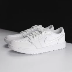 Nike Golf Shoes - Air Jordan 1 Low G - White Croc SP23 -Fashion Golf nike golf shoes air jordan 1 white croc detail 01