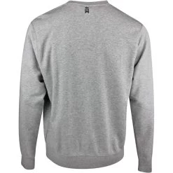 Nike Golf Jumper - Frank Crew Neck Sweater - Grey NRG SP23 -Fashion Golf nike golf tiger woods frank crew neck sweater ho22 01erx