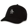 Original Penguin Golf Cap - CC Perforated - Caviar AW23 -Fashion Golf ogasd074 001 original penguin golf cap cc perforated caviar ss23 a