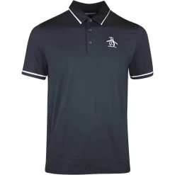 Original Penguin Golf Shirt - Tour Heritage - Caviar AW23