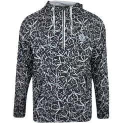 Original Penguin Golf Jacket - Trademark Printed Hoodie - Caviar AW23
