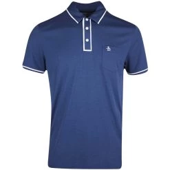 Original Penguin Golf Shirt - Performance Earl - Black Iris AW23