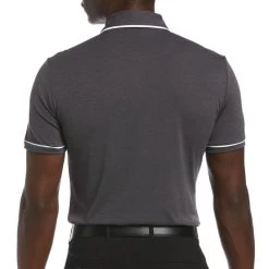 Original Penguin Golf Shirt - Performance Earl - Caviar AW23 -Fashion Golf original penguin golf shirt performance earl ss22 04a