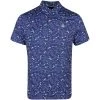 Original Penguin Golf Shirt - PITP Print - Astral Night SS23 -Fashion Golf original penguin golf shirt pitp print astral night ss23 ogksd016 401 a