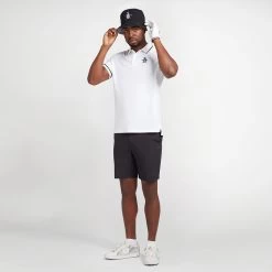 Original Penguin Golf Shirt - Tour Heritage - Bright White AW23 18 Original Penguin Golf Shirt - Tour Heritage - Bright White AW23 -Fashion Golf original penguin golf shirt tour heritage bright white ss23 ogksd008 118 74