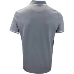Original Penguin Golf Shirt - Tour Heritage Polo - Quiet Shade AW23 -Fashion Golf original penguin golf shirt tour heritage polo quiet shade aw23 ogksd008 039 88
