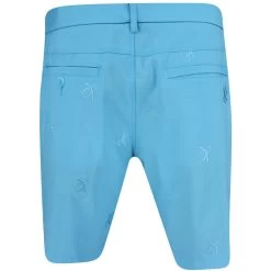 Original Penguin Golf Shorts - Embroidered Pete - Aquarius SS23 -Fashion Golf original penguin golf shorts space dye pete aquarius ss23 ogbsd009 476 74