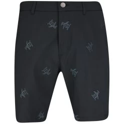 Original Penguin Golf Shorts - Embroidered Pete - Caviar AW23