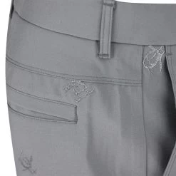 Original Penguin Golf Shorts - Embroidered Pete - Quiet Shade AW23 -Fashion Golf original penguin golf shorts space dye pete quiet shade ss23 ogbsd009 039 87