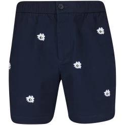 Original Penguin Shorts - PRM Daisy Print - Carbon SS23