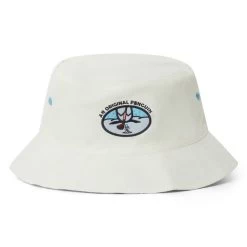 Original Penguin Golf Hat - Atomic Bucket - White Reversible AW23