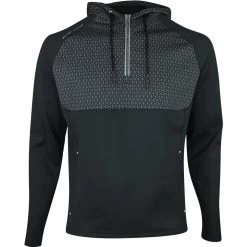 Peter Millar Golf Hoodie - Hyperlight Weld Hybrid HZ - Black SS23