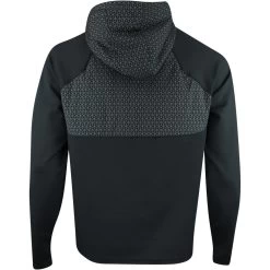 Peter Millar Golf Hoodie - Hyperlight Weld Hybrid HZ - Black SS23 -Fashion Golf peter millar golf hoodie hyperlight weld hybrid hz black ss23 ms23ez53b blk d