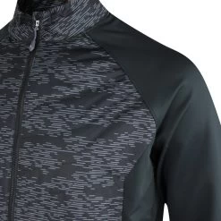 Peter Millar Golf Jacket - Merge Elite Hybrid - Black SS23 -Fashion Golf peter millar golf jacket merge elite hybrid black ss23 ms23ez45a blk c