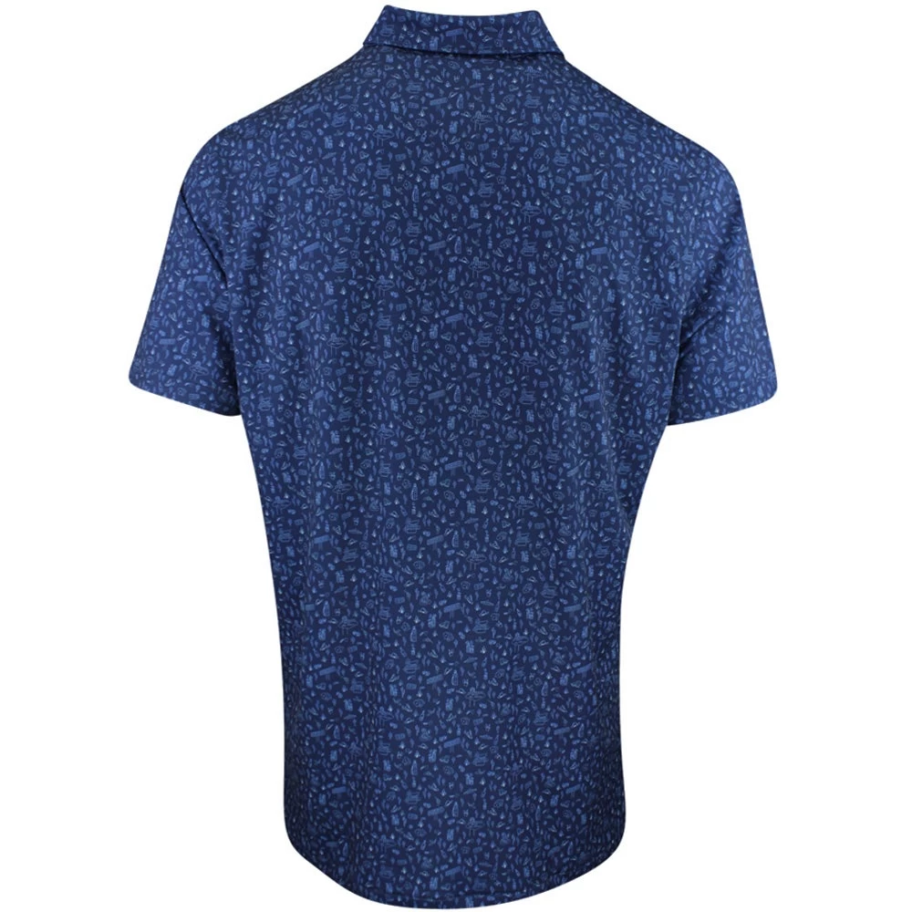 Peter Millar Golf Shirt - Badlands Bluff Polo - Navy AW23 5 Peter Millar Golf Shirt - Badlands Bluff Polo - Navy AW23 - Image 3