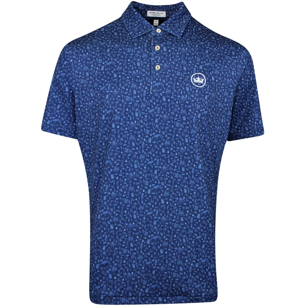 Peter Millar Golf Shirt - Badlands Bluff Polo - Navy AW23 3 Peter Millar Golf Shirt - Badlands Bluff Polo - Navy AW23