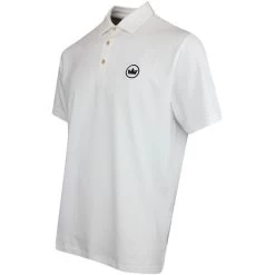 Peter Millar Golf Shirt - Solid Polo - White AW23 -Fashion Golf peter millar golf shirt solid polo white aw23 me0ek01s wht 66