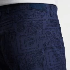 Peter Millar Golf Trousers - 5 Pocket Pant - Delos Paisley AW23 14 Peter Millar Golf Trousers - 5 Pocket Pant - Delos Paisley AW23 -Fashion Golf peter millar model shot 0000s 0004 mf23eb67fb nav alt z