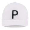 PUMA Golf Cap - P 110 Snapback - White Glow AW23 -Fashion Golf puma golf accessories 0043 024422 02 dt01