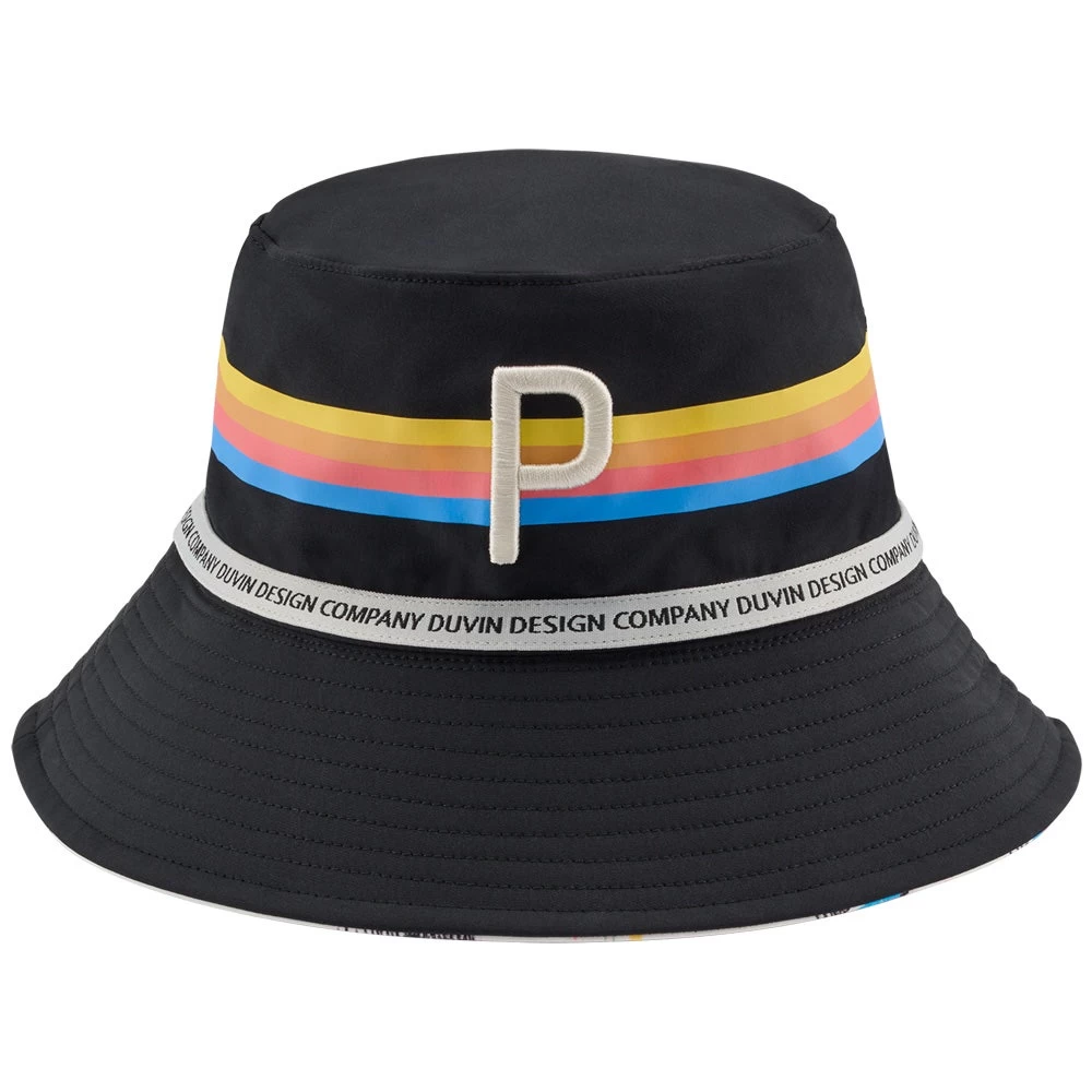 PUMA Golf Bucket Hat - Duvin Sailboats - Black Reversible AW23 3 PUMA Golf Bucket Hat - Duvin Sailboats - Black Reversible AW23