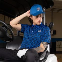 PUMA Golf Cap - Hoops Tourney Cap - Clyde Royal AW23 -Fashion Golf puma golf cap hoops tourney cap clyde royal aw23 print polo