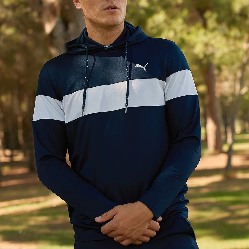 PUMA Golf Hoodie - MATTR Colourblock - Navy Blazer AW23 7 PUMA Golf Hoodie - MATTR Colourblock - Navy Blazer AW23 - Image 5