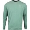 PUMA Golf Jumper - Cloudspun Crew Neck - Eucalyptus Htr AW23 -Fashion Golf puma golf jumper cloudspun crew neck eucalyptus htr aw23 53746712 19