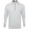 PUMA Golf Pullover - Lightweight QZ - White Glow AW23 -Fashion Golf puma golf lightweight q zip white glow ash gray 62151702 aw23 28