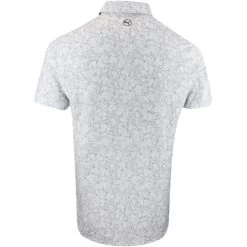 PUMA Golf Shirt - MATTR Caddy Polo - White Glow AW23 -Fashion Golf puma golf shirt mattr caddy polo white glow aw23 62154601 56