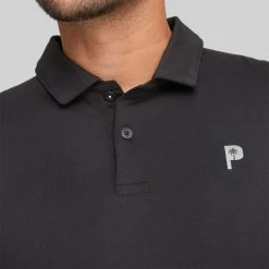 PUMA Golf Shirt - PTC Cloudspun Polo - Black AW23 -Fashion Golf puma golf shirt ptc cloudspun polo black ss23 539201 02 2