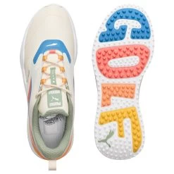 PUMA Golf Shoes - Duvin GS-FAST - Frosty White - Regal Blue AW23 -Fashion Golf puma golf shoes duvin gs fast frosty white regal blue aw23 37940901 46