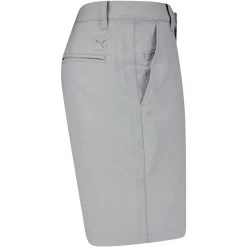 PUMA Golf Shorts - Dealer 8" - Ash Grey AW23 -Fashion Golf puma golf shorts dealer 8 ash grey ss23 537788 04 b