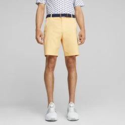 PUMA Golf Shorts - Dealer Short 8" - Flaxen AW23 -Fashion Golf puma golf shorts dealer short 8 flaxen aw23 53778821 61