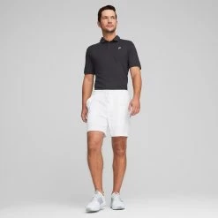 PUMA Golf Shorts - PTC Vented Short - Bright White AW23 15 PUMA Golf Shorts - PTC Vented Short - Bright White AW23 -Fashion Golf puma golf shorts ptc vented short bright white ss23 539203 01 11