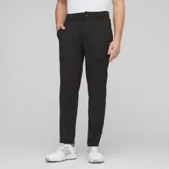 PUMA Golf Trousers - PTC Cloudspun Jogger - Black AW23 -Fashion Golf puma golf trousers ptc cloudspun jogger black ss23 539209 02 50