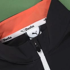 PUMA Golf Jacket - Duvin Windbreaker - Black AW23 -Fashion Golf puma duvin detail shot 0002 layer 8